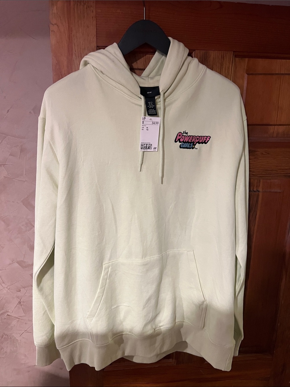 H&M Light Green Powerpuff Girls Crewneck Hoodie